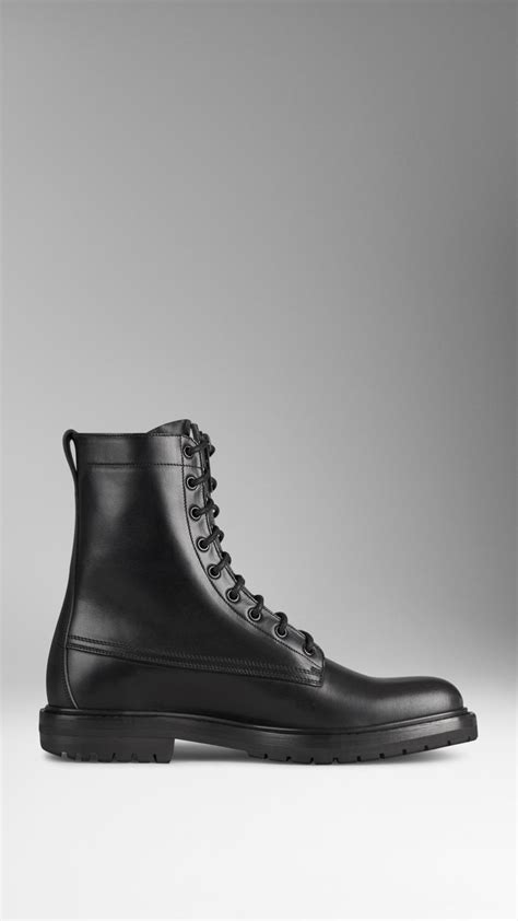 burberry boots|Burberry military boots.